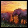 Africa
Sunset Family
Private Collection