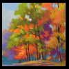 Late Afternoon Cast 
Pastel, 2015