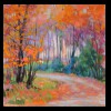 Tinted Light Drive
Pastels, 2015 